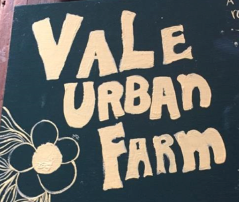 Vale Urban Farm sign